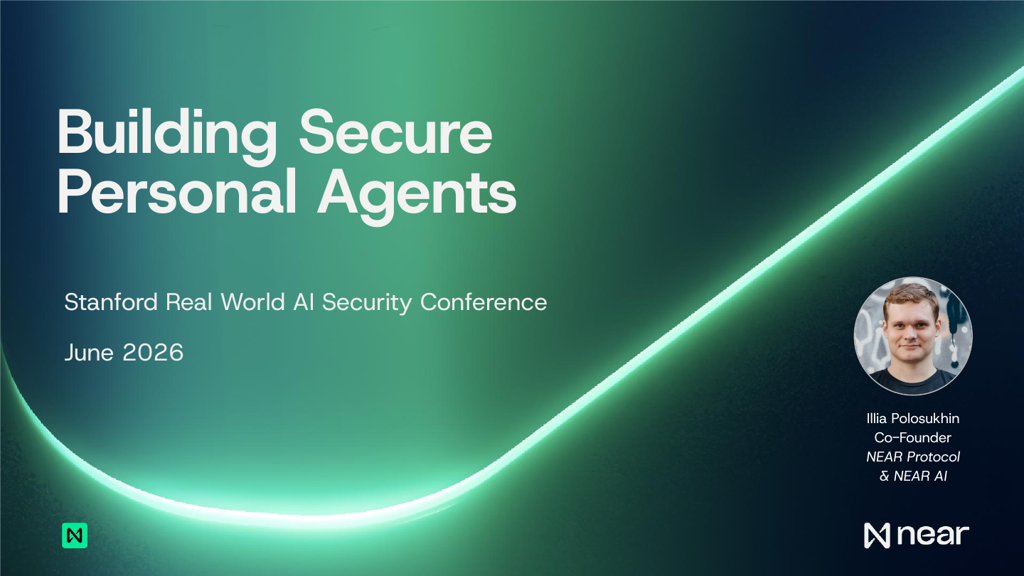 Title slide for Building Secure Personal Agents